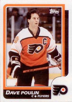 1986-87 Topps #71 Dave Poulin Front