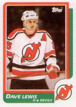 1986-87 Topps #85 Dave Lewis Front