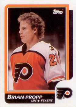1986-87 Topps #86 Brian Propp Front