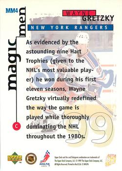 1997-98 Collector's Choice - Magic Men #MM4 Wayne Gretzky Back