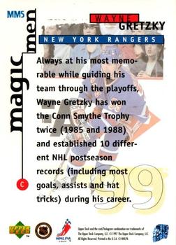 1997-98 Collector's Choice - Magic Men #MM5 Wayne Gretzky Back