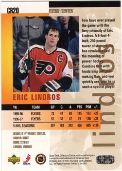 1997-98 Collector's Choice - You Crash the Game Exchange #CR20 Eric Lindros Back
