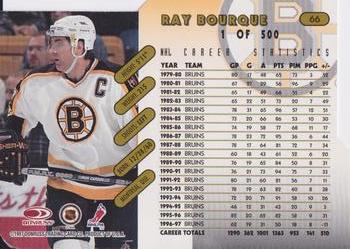 1997-98 Donruss - Press Proof Gold #66 Ray Bourque Back