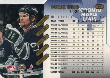 1997-98 Donruss - Press Proof Gold #69 Derek King Back