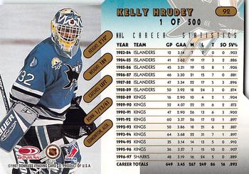 1997-98 Donruss - Press Proof Gold #92 Kelly Hrudey Back
