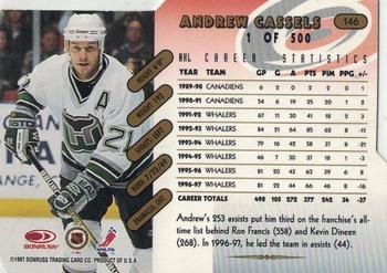 1997-98 Donruss - Press Proof Gold #146 Andrew Cassels Back