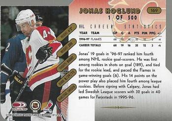 1997-98 Donruss - Press Proof Gold #169 Jonas Hoglund Back