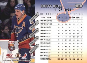 1997-98 Donruss - Press Proof Silver #71 Brett Hull Back