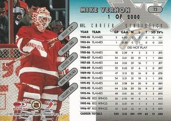 1997-98 Donruss - Press Proof Silver #73 Mike Vernon Back