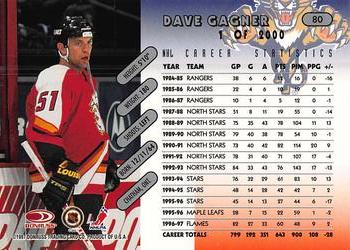 1997-98 Donruss - Press Proof Silver #80 Dave Gagner Back