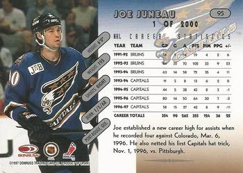 1997-98 Donruss - Press Proof Silver #95 Joe Juneau Back