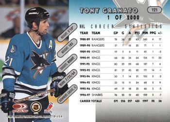 1997-98 Donruss - Press Proof Silver #121 Tony Granato Back