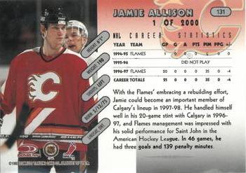 1997-98 Donruss - Press Proof Silver #131 Jamie Allison Back