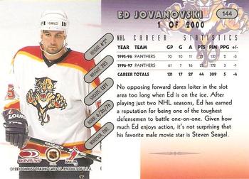 1997-98 Donruss - Press Proof Silver #144 Ed Jovanovski Back