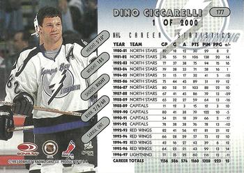 1997-98 Donruss - Press Proof Silver #177 Dino Ciccarelli Back