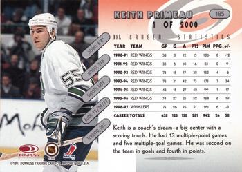 1997-98 Donruss - Press Proof Silver #185 Keith Primeau Back