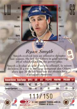 1997-98 Donruss Canadian Ice - Dominion Series #52 Ryan Smyth Back