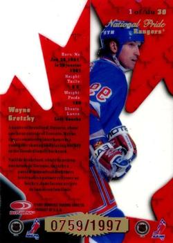 1997-98 Donruss Canadian Ice - National Pride #1 Wayne Gretzky Back