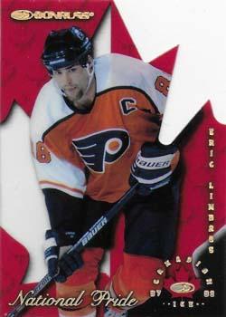 1997-98 Donruss Canadian Ice - National Pride #8 Eric Lindros Front