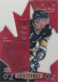 1997-98 Donruss Canadian Ice - National Pride #20 Ron Francis Back