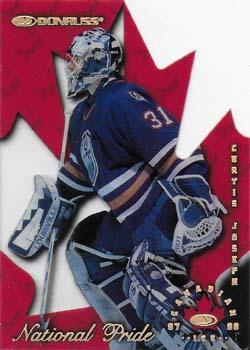1997-98 Donruss Canadian Ice - National Pride #27 Curtis Joseph Front