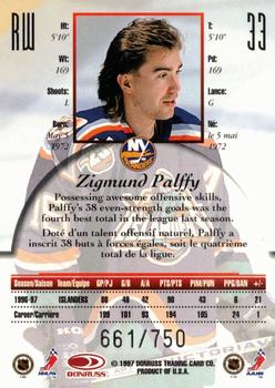 1997-98 Donruss Canadian Ice - Provincial Series #33 Zigmund Palffy Back