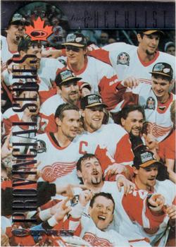 1997-98 Donruss Canadian Ice - Provincial Series #150 Stanley Cup Team Picture Front