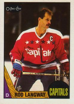 1987-88 O-Pee-Chee #108 Rod Langway Front