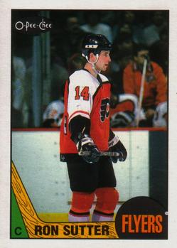 1987-88 O-Pee-Chee #113 Ron Sutter Front