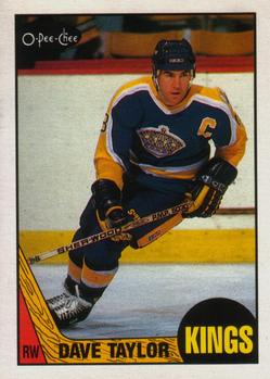 1987-88 O-Pee-Chee #118 Dave Taylor Front