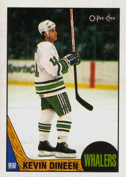 1987-88 O-Pee-Chee #124 Kevin Dineen Front