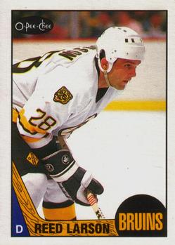 1987-88 O-Pee-Chee #131 Reed Larson Front