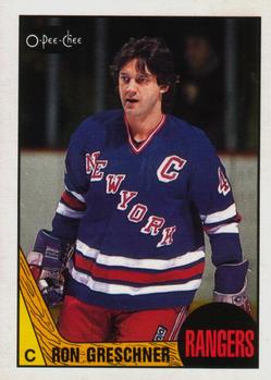 1987-88 O-Pee-Chee #159 Ron Greschner Front