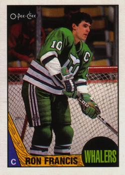 1987-88 O-Pee-Chee #187 Ron Francis Front