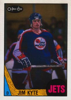 1987-88 O-Pee-Chee #226 Jim Kyte Front