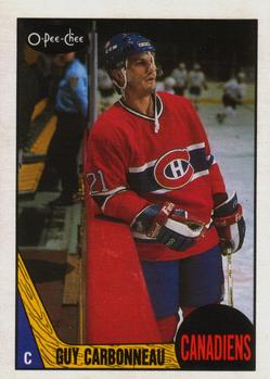 1987-88 O-Pee-Chee #232 Guy Carbonneau Front