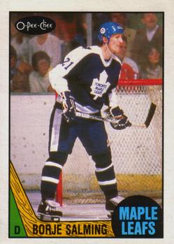1987-88 O-Pee-Chee #237 Borje Salming Front