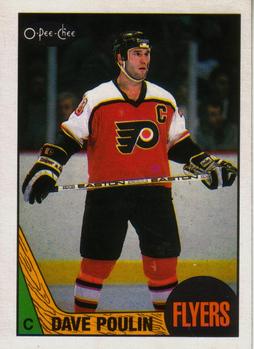 1987-88 O-Pee-Chee #39 Dave Poulin Front