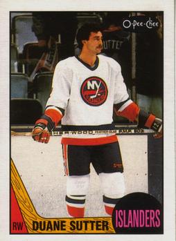 1987-88 O-Pee-Chee #43 Duane Sutter Front