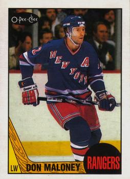 1987-88 O-Pee-Chee #49 Don Maloney Front