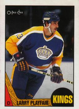 1987-88 O-Pee-Chee #57 Larry Playfair Front