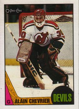 1987-88 O-Pee-Chee #58 Alain Chevrier Front