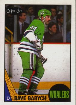 1987-88 O-Pee-Chee #5 Dave Babych Front