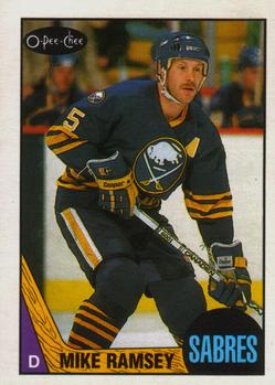 1987-88 O-Pee-Chee #63 Mike Ramsey Front