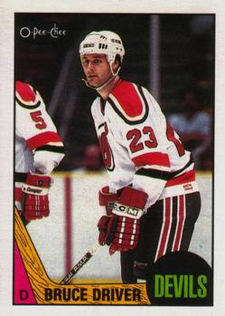 1987-88 O-Pee-Chee #79 Bruce Driver Front