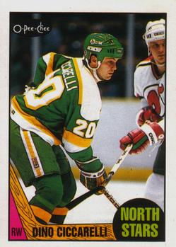 1987-88 O-Pee-Chee #81 Dino Ciccarelli Front