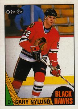 1987-88 O-Pee-Chee #82 Gary Nylund Front