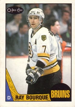 1987-88 O-Pee-Chee #87 Ray Bourque Front