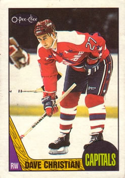 1987-88 O-Pee-Chee #88 Dave Christian Front