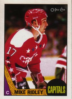 1987-88 O-Pee-Chee #8 Mike Ridley Front